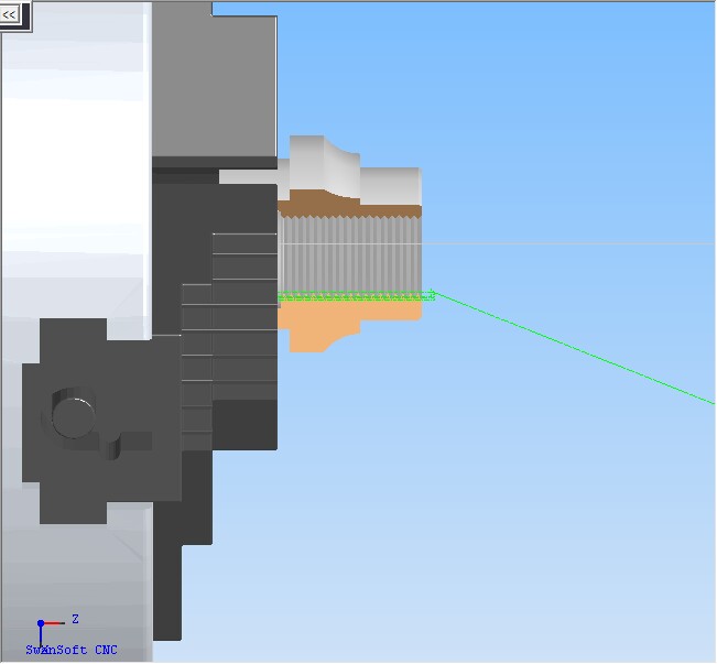 轴配合轴零件数控加工及仿真